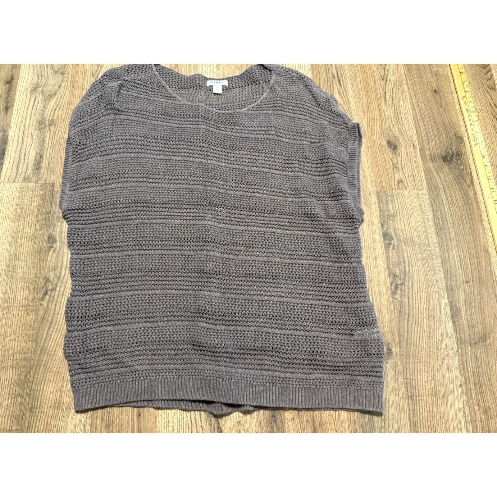 Old Navy VINTAGE Old Navy Shirt Women's XXL Brown Short Sleeve Shirt Size XXL / US 16-18 / IT 52-54 - 2 Thumbnail