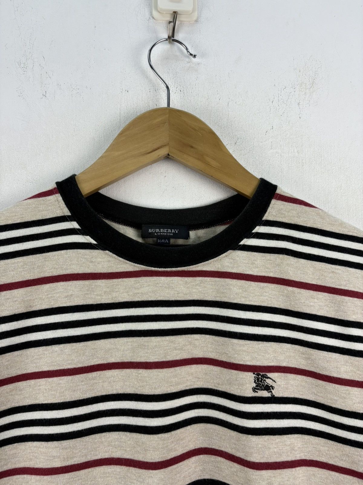 Burberry Vintage Burberry Striped Tshirt Nova Check Size US S / EU 44-46 / 1 - 2 Thumbnail