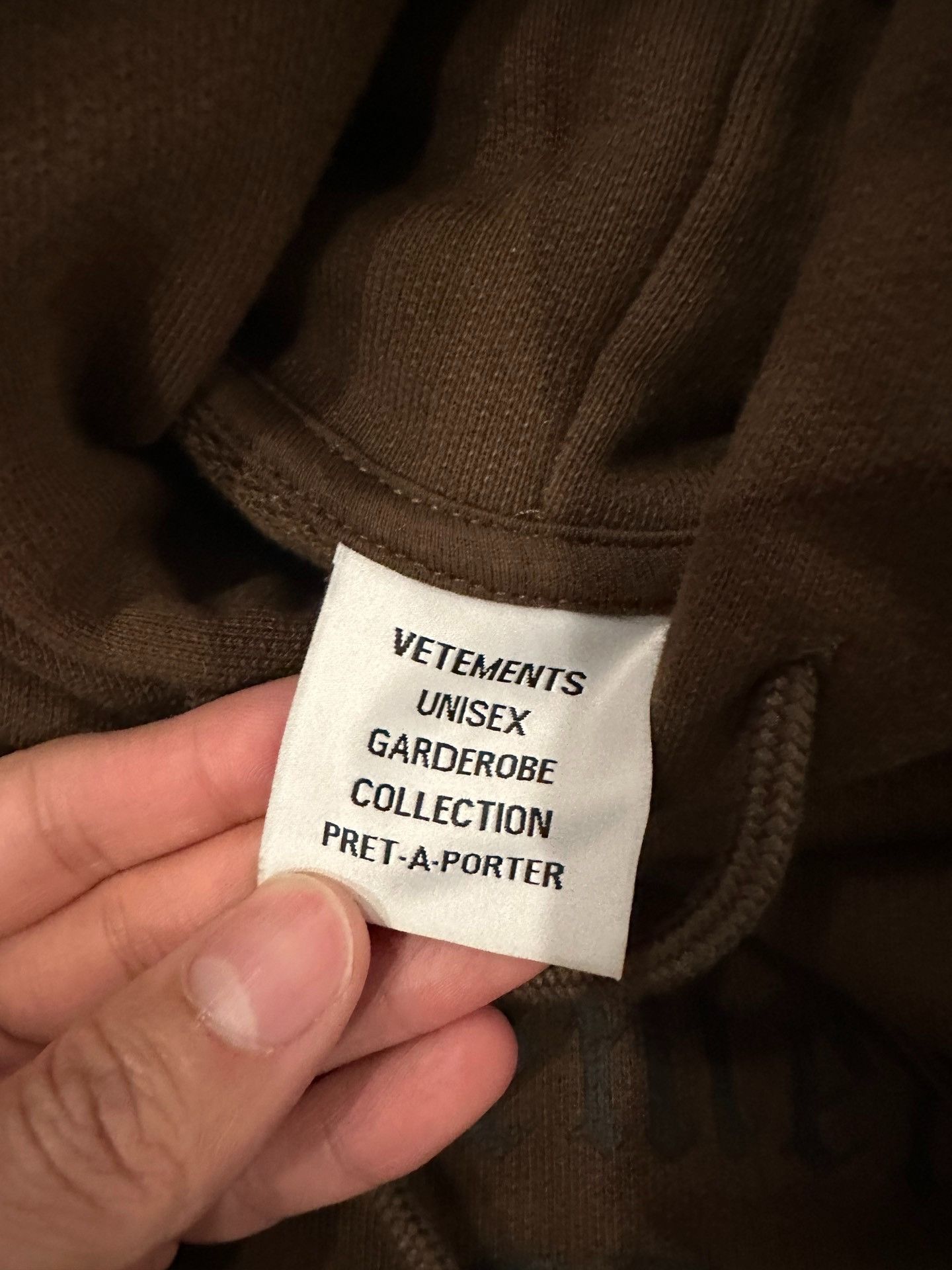 Vetements Vetements Unicorn Brown Hoodie 2501-Nextarrow Size US XS / EU 42 / 0 - 4 Thumbnail