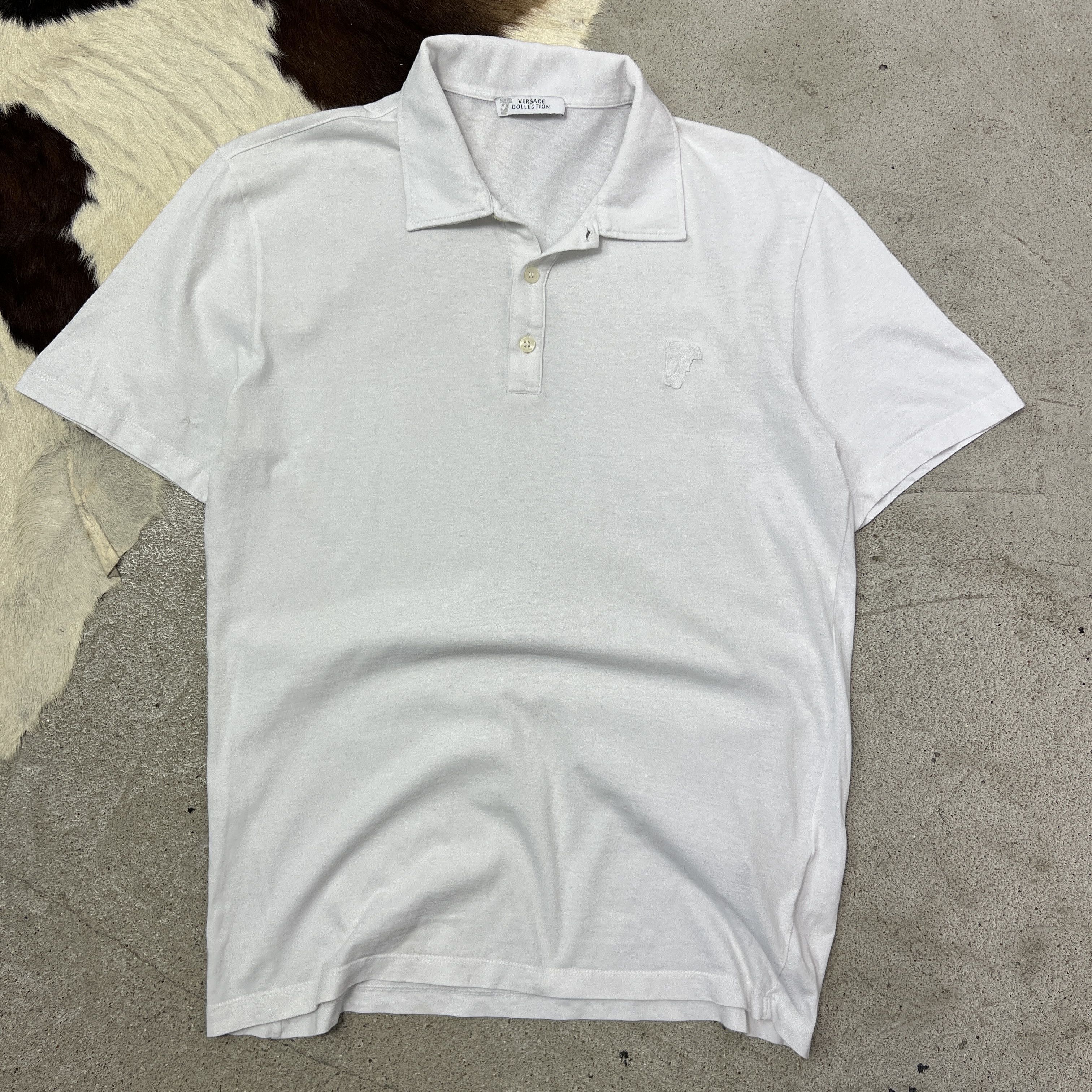 Versace Vintage Casual Old Money Versace Collection Polo T-shirt Y2K Size US M / EU 48-50 / 2 - 1 Thumbnail
