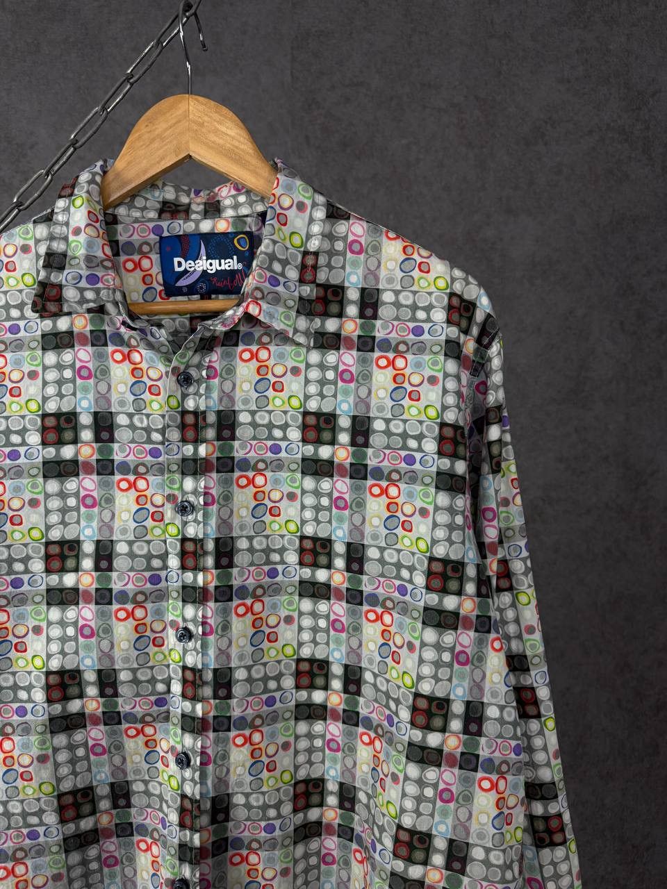 Desigual Desigual designer art crazy shirt Size US XL / EU 56 / 4 - 2 Thumbnail
