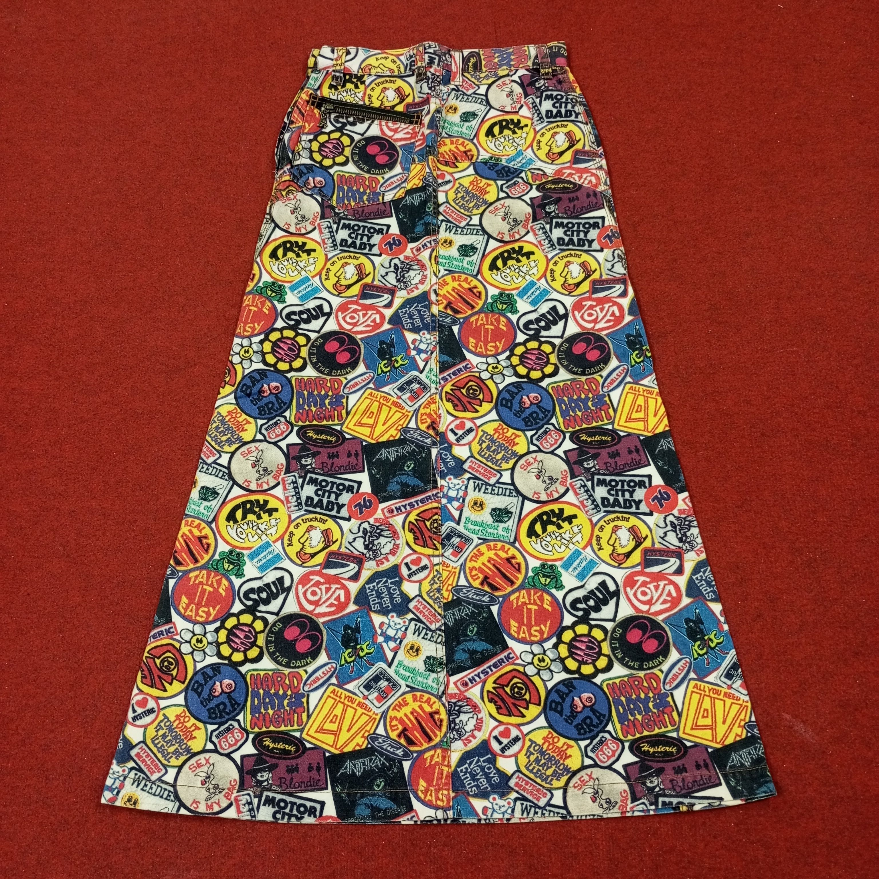 Hysteric Glamour Hysteric Glamour Fullprint Design Fashion Skirt c235n15 Size 26" / US 2 / IT 38 - 4 Thumbnail