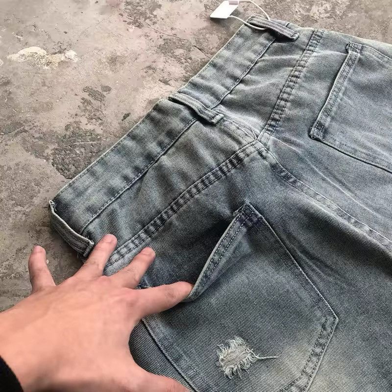 Japanese Brand × Jean Streetwear Fake Two Pieces Camouflage Jeans Size US 26 / EU 42 - 10 Thumbnail