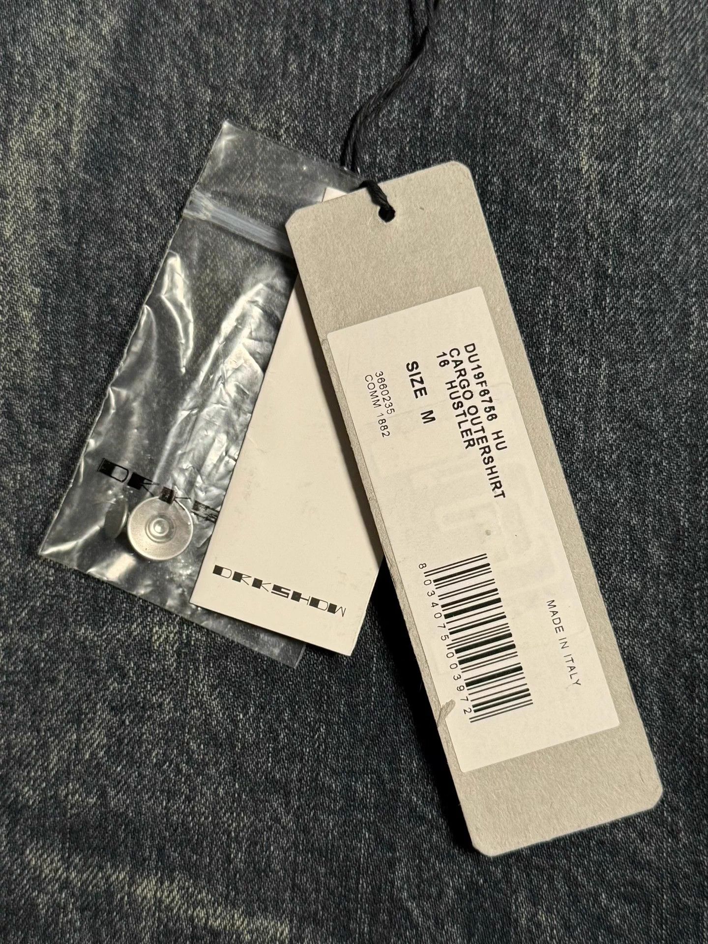 Rick Owens Rick Owens RO Gradient Washed Denim Jacket M Size US M / EU 48-50 / 2 - 4 Thumbnail