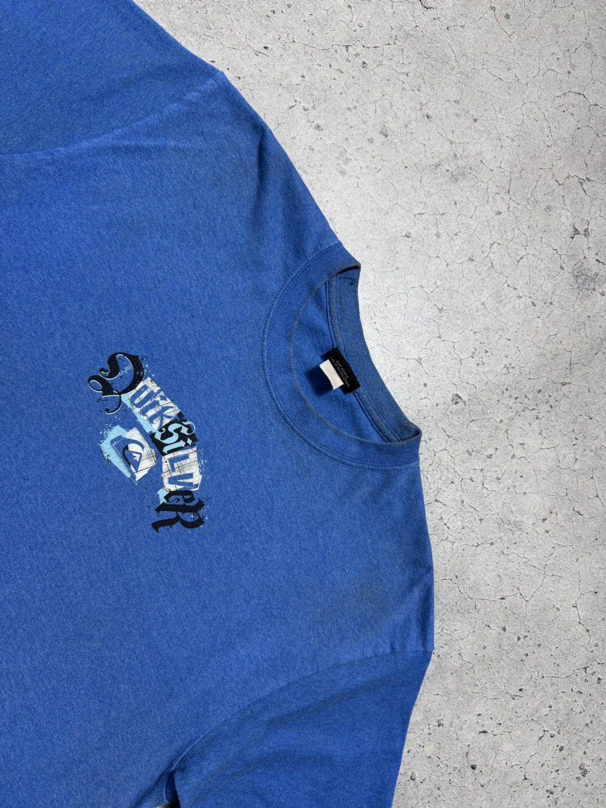 Quiksilver Quiksilver Big Logo Surf T-Shirt Blue Vintage Size US M / EU 48-50 / 2 - 5 Thumbnail