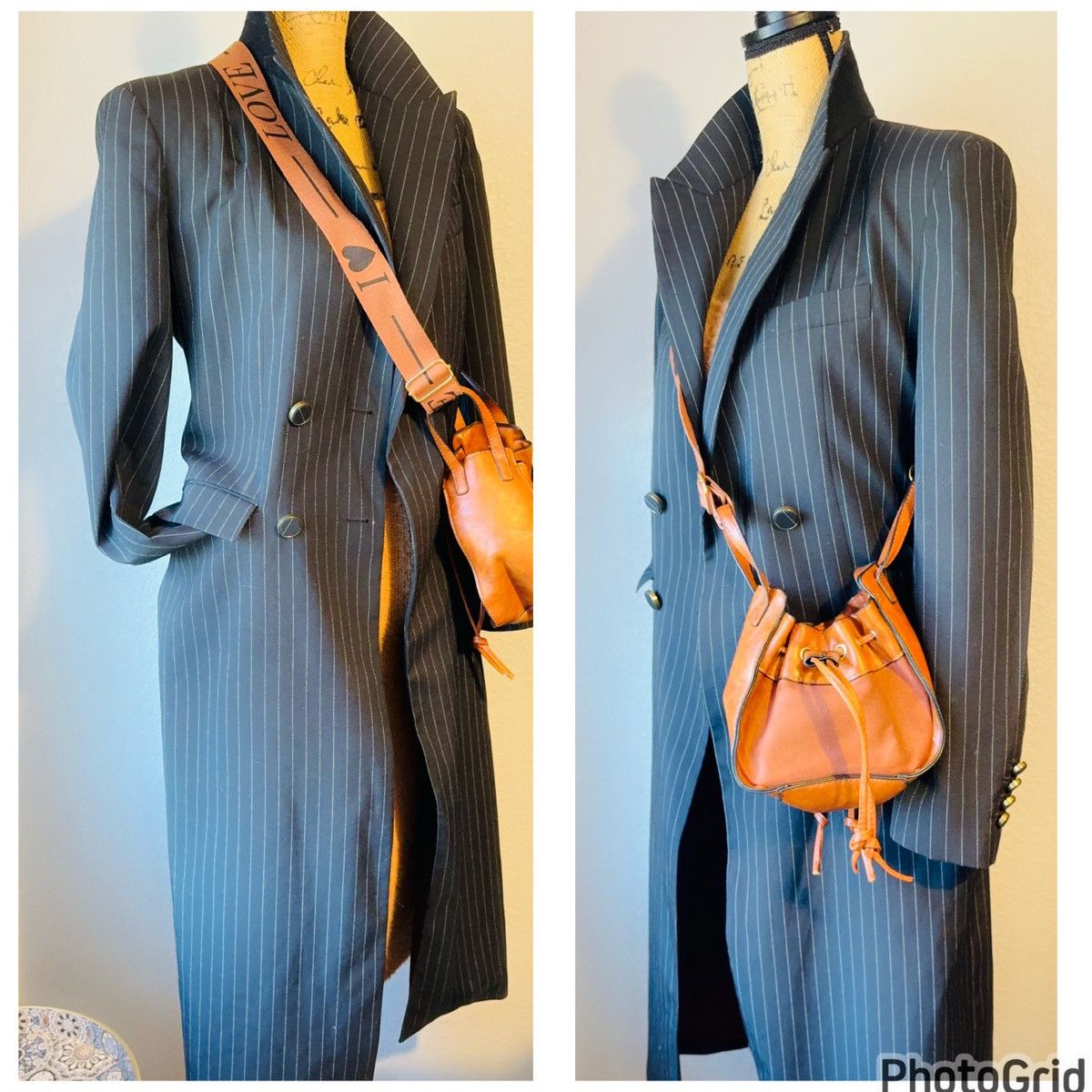 Zara ZARA Pinstriped Blazer Coat Size S / US 4 / IT 40 - 7 Thumbnail