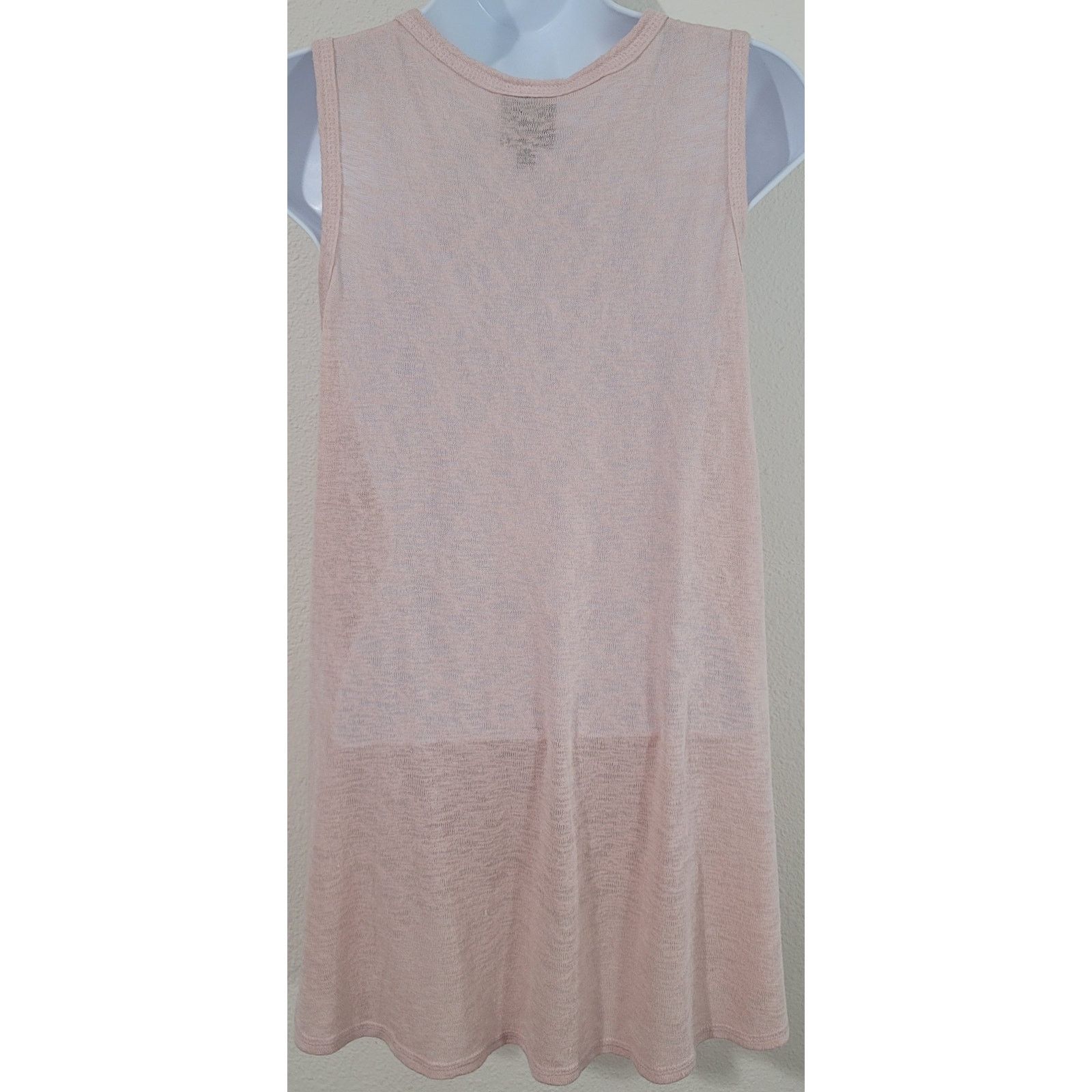 Other Bobeau Pink Blush Crisscross V Neck Slub Knit Tank Large Size L / US 10 / IT 46 - 3 Thumbnail