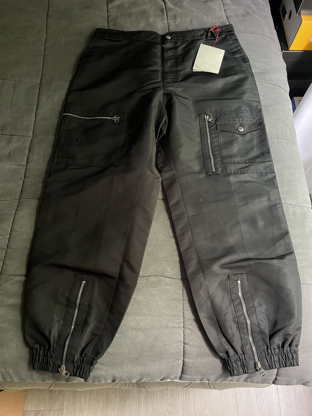 Alexander McQueen Alexander McQueen Zip Cargo Joggers Size US 38 / EU 54 - 1 Thumbnail