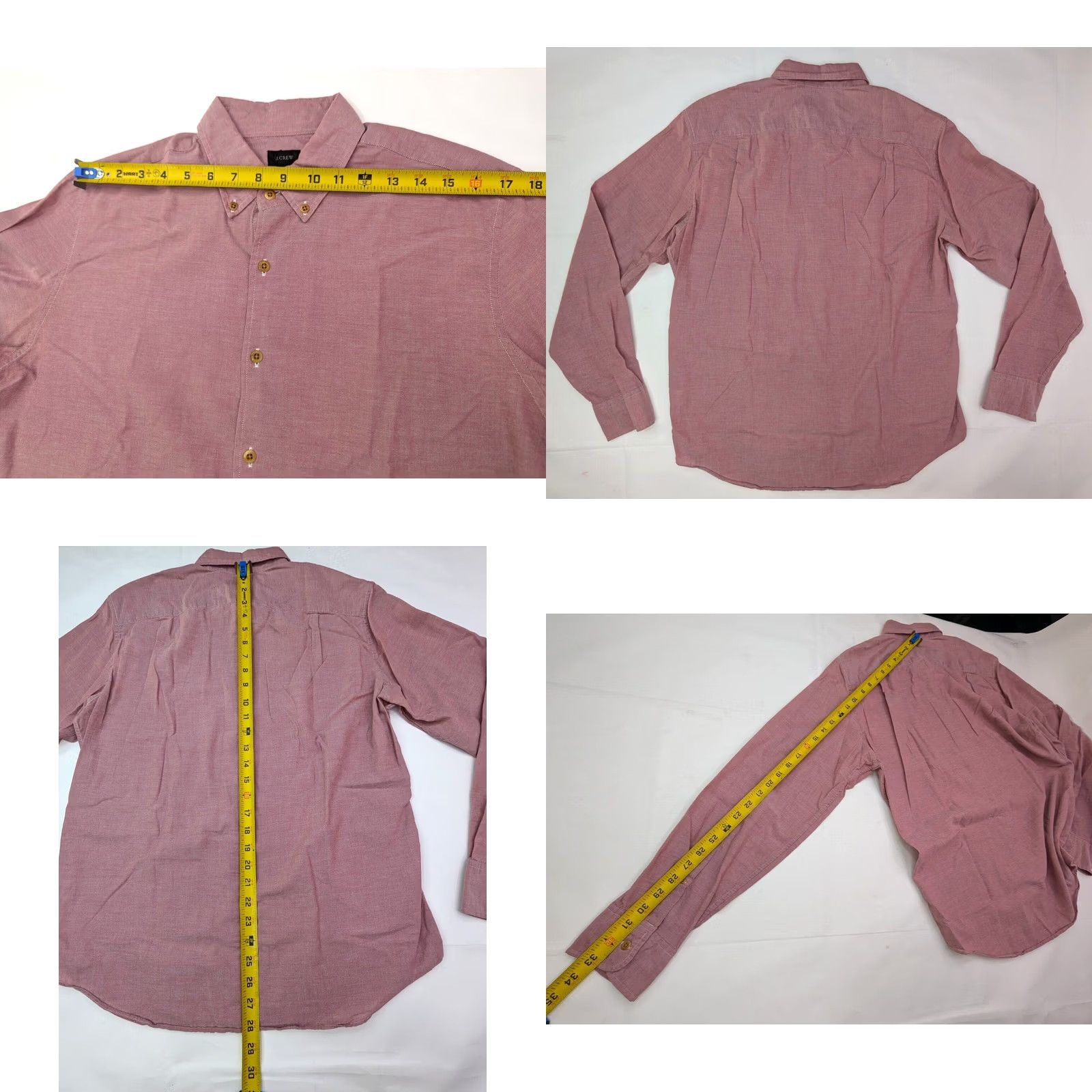 J.Crew J.Crew Button-Up Shirt Men M Blue Long Sleeve Chest Pocket 42 Chest Regular Fit Cotton Modern 80s 90s Classic Hipster Preppy Shirt Mens Size US M / EU 48-50 / 2 - 8 Thumbnail