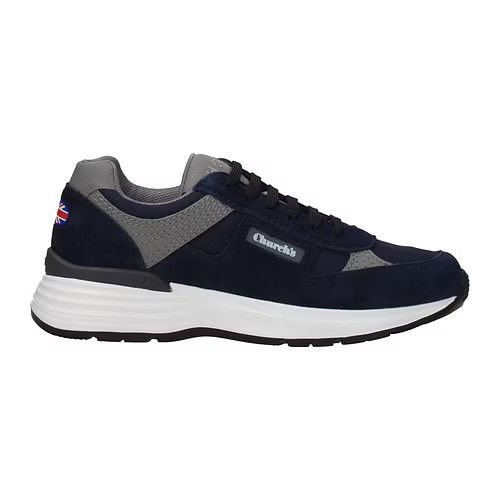 image of Churchs Ob1O1E0324 Sneakers In Blue / Grey in Blue/Grey, Men's (Size 8)