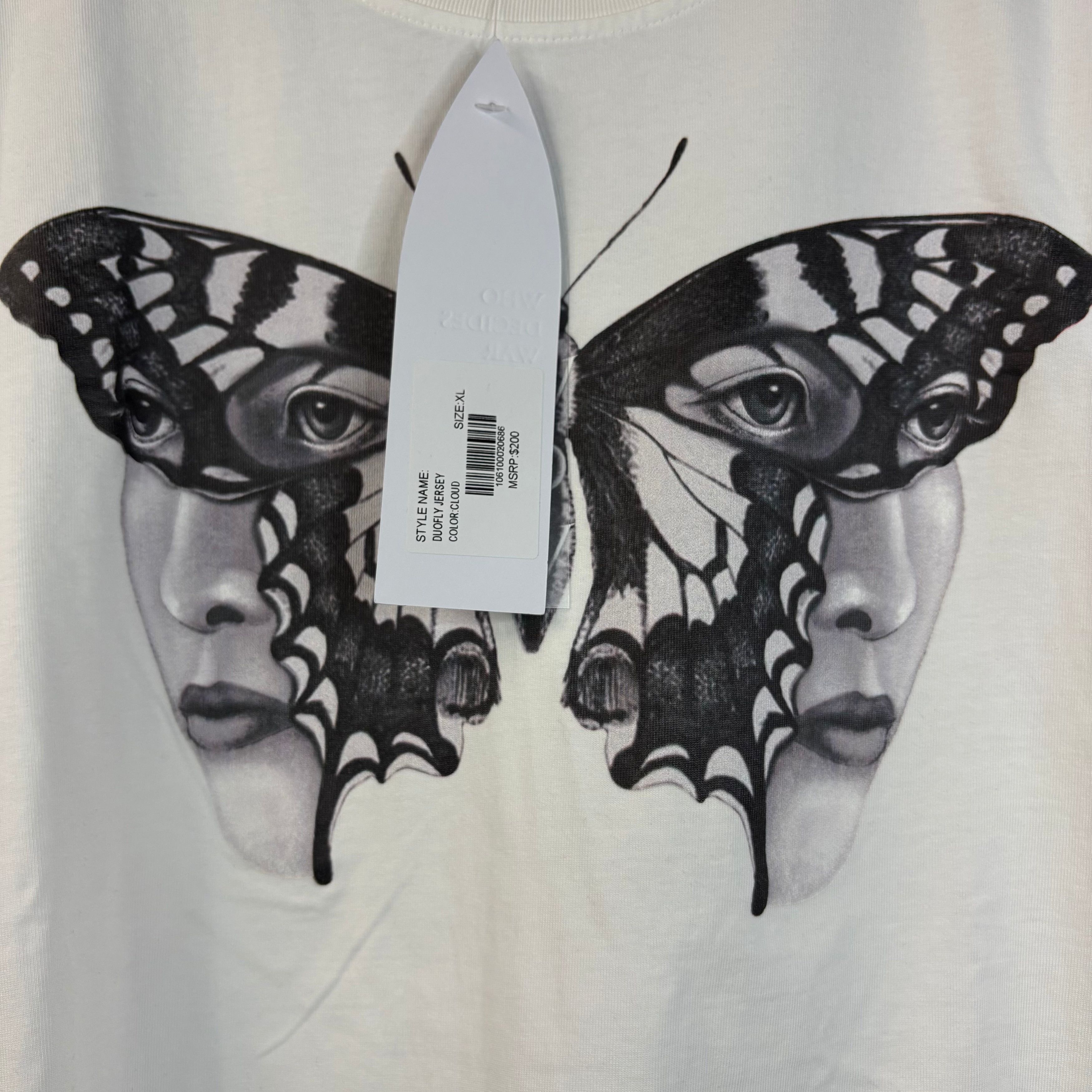 Who Decides War Who Decides War by Ev Bravado Duofly Butterfly-Print Tee Size US XL / EU 56 / 4 - 3 Thumbnail