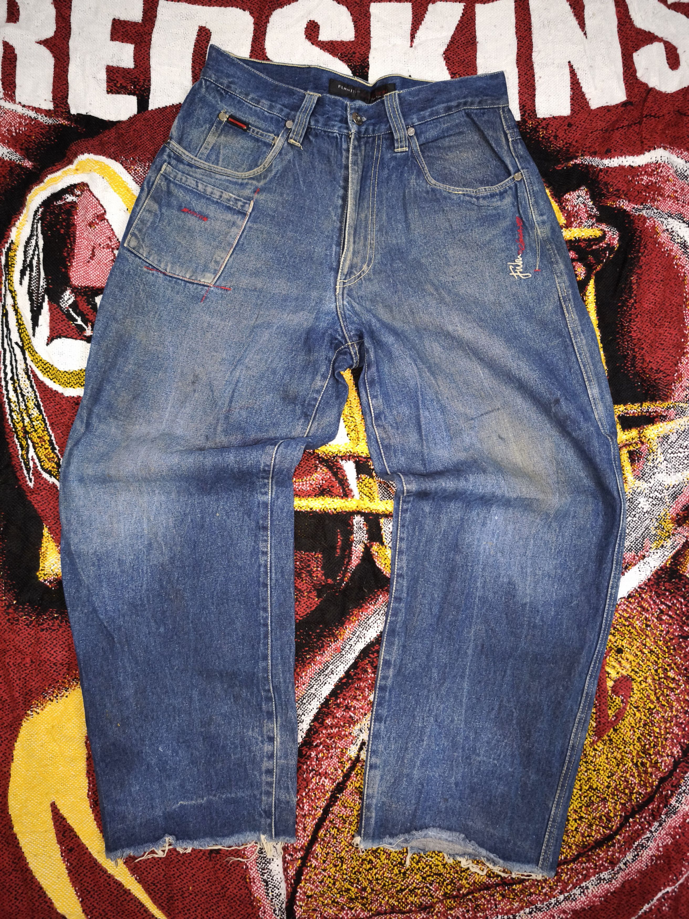 Fubu × Vintage Vintage Fubu Circa Jeans Men Blue Baggy Tappered Denim Size US 32 / EU 48 - 1 Thumbnail