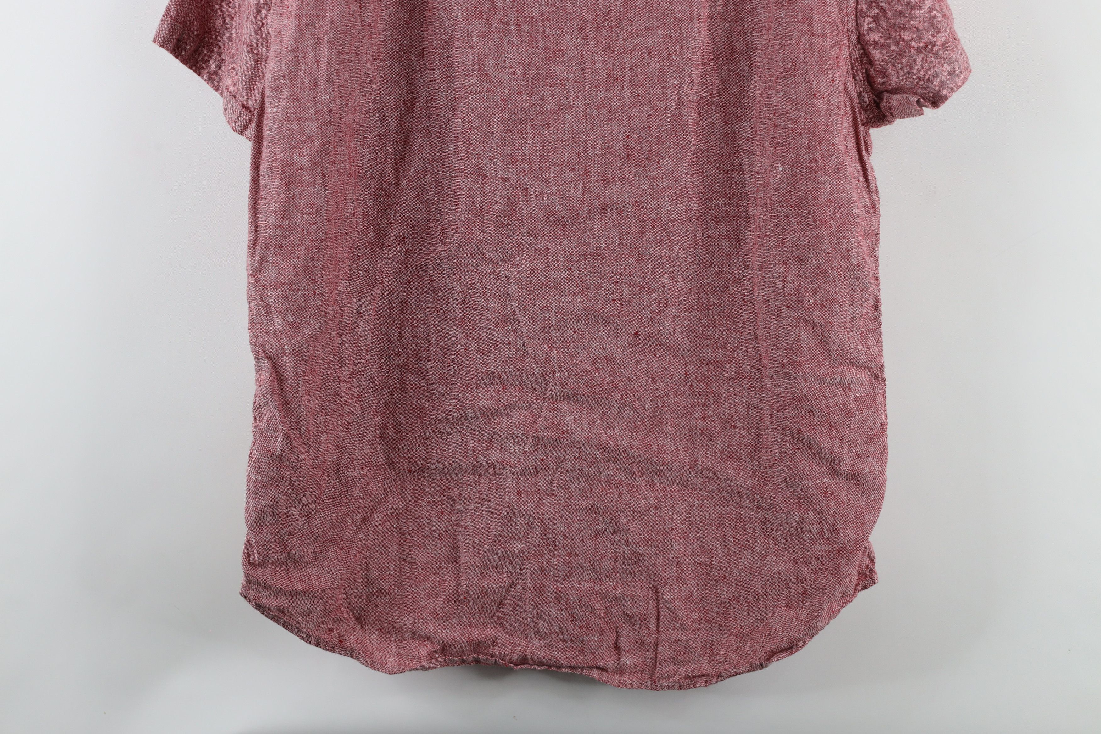 J.Crew × Vintage J Crew Linen Short Sleeve Collared Button Down Shirt Size US L / EU 52-54 / 3 - 9 Thumbnail