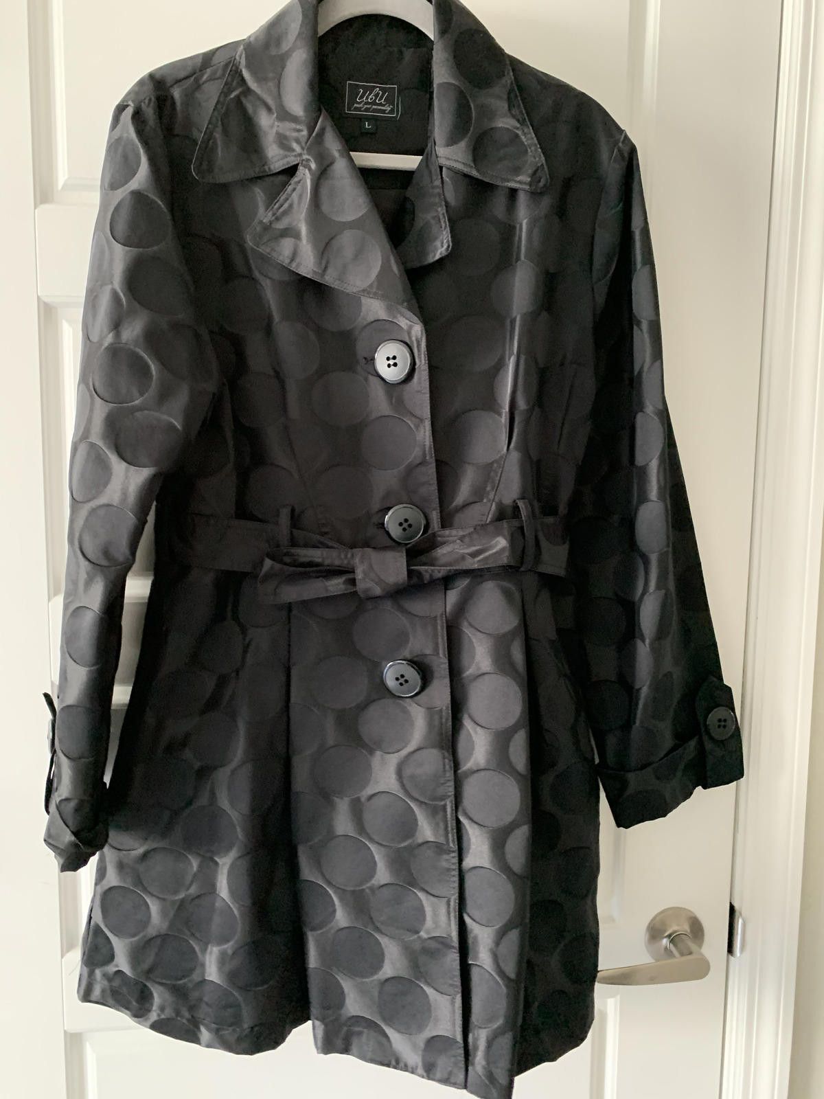 Other UBU Classic Polka Dot Trench Coat Size L / US 10 / IT 46 - 1 Thumbnail