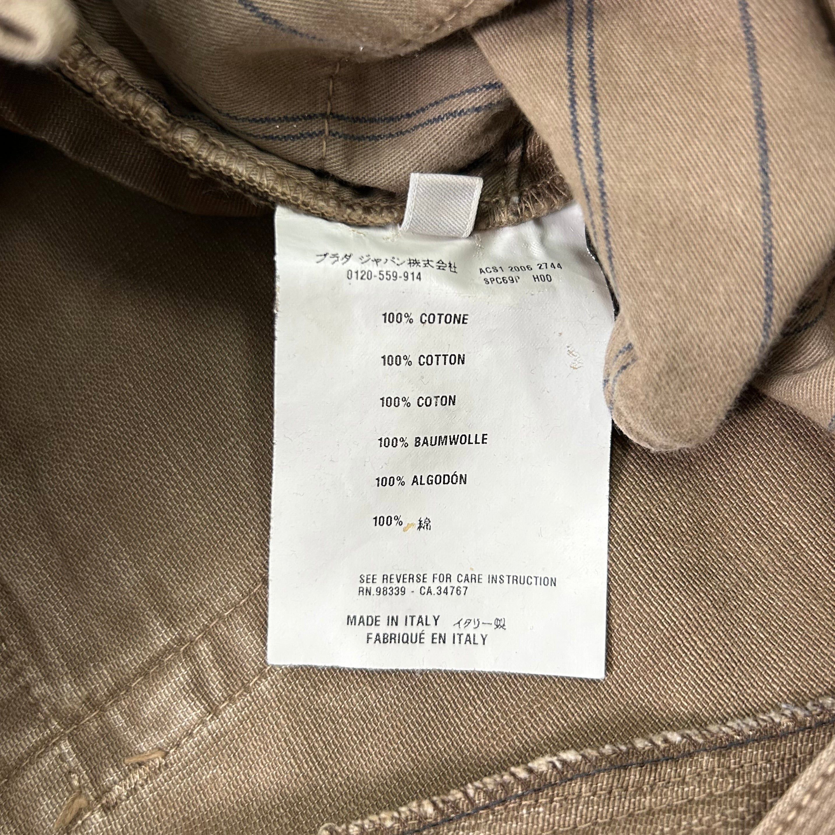 Prada Prada Brown Corduroy Straight Leg Pants Size US 28 / EU 44 - 8 Thumbnail