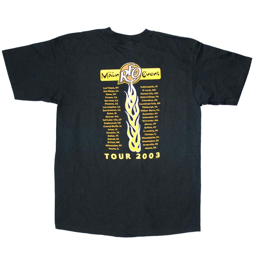 Designer REO Speedwagon Shirt Fire Flame REO The Main Event Tour - L Size US L / EU 52-54 / 3 - 2 Thumbnail