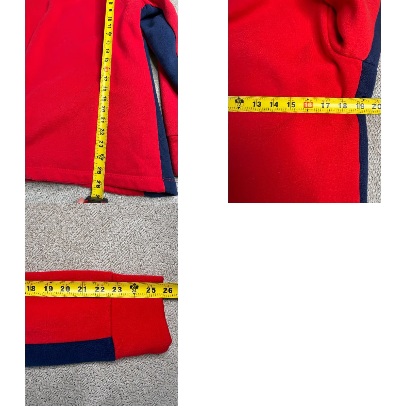 Vintage VINTAGE Washington Capitals Fanatics Hoodie Womens Medium Red Blue Pullover Size M / US 6-8 / IT 42-44 - 8 Thumbnail