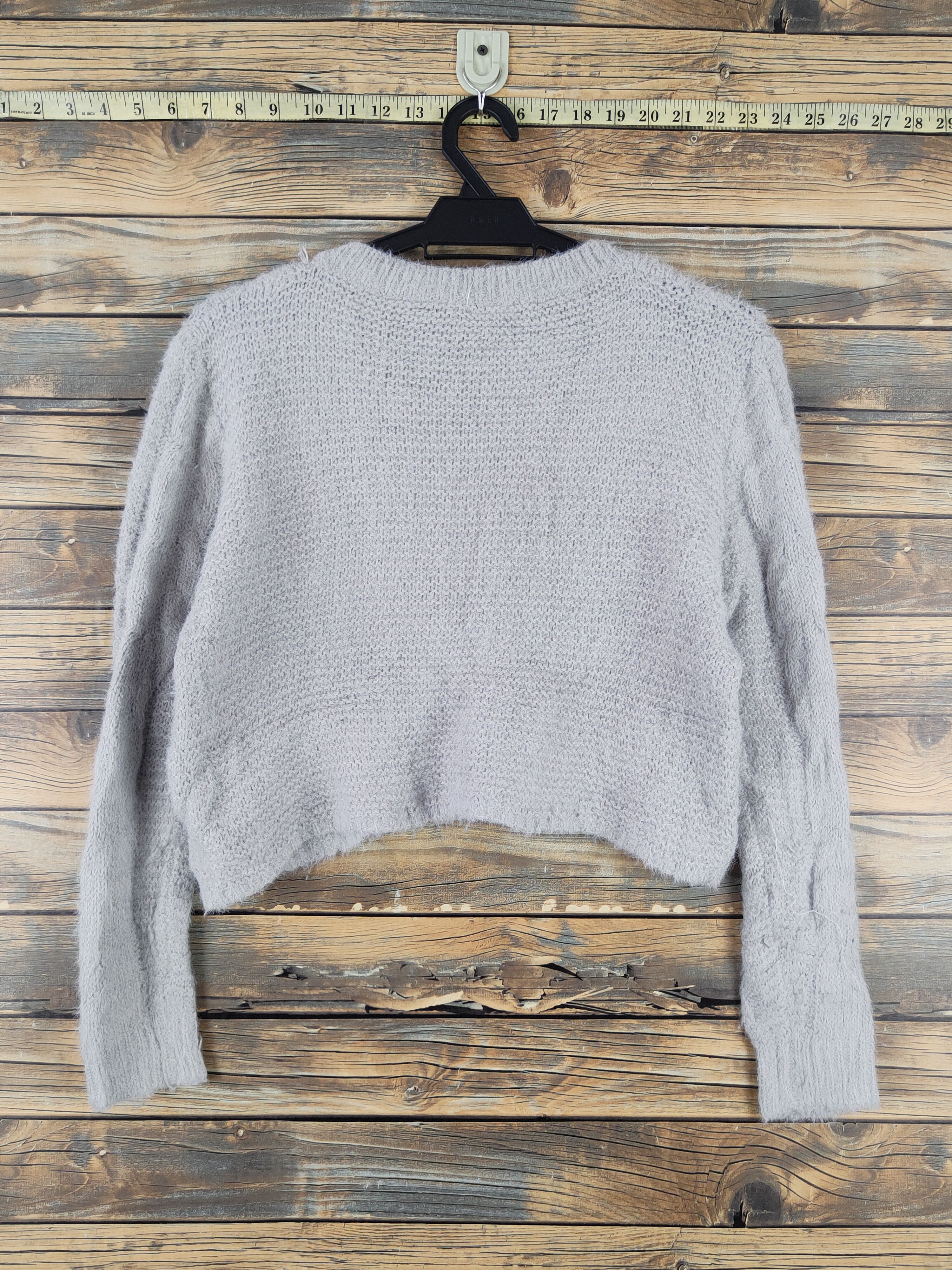 Japanese Brand × Vintage Kobe Lettuce Gray Shag Shaggy Fur Mohair Knitwear #W2238 Size M / US 6-8 / IT 42-44 - 7 Thumbnail