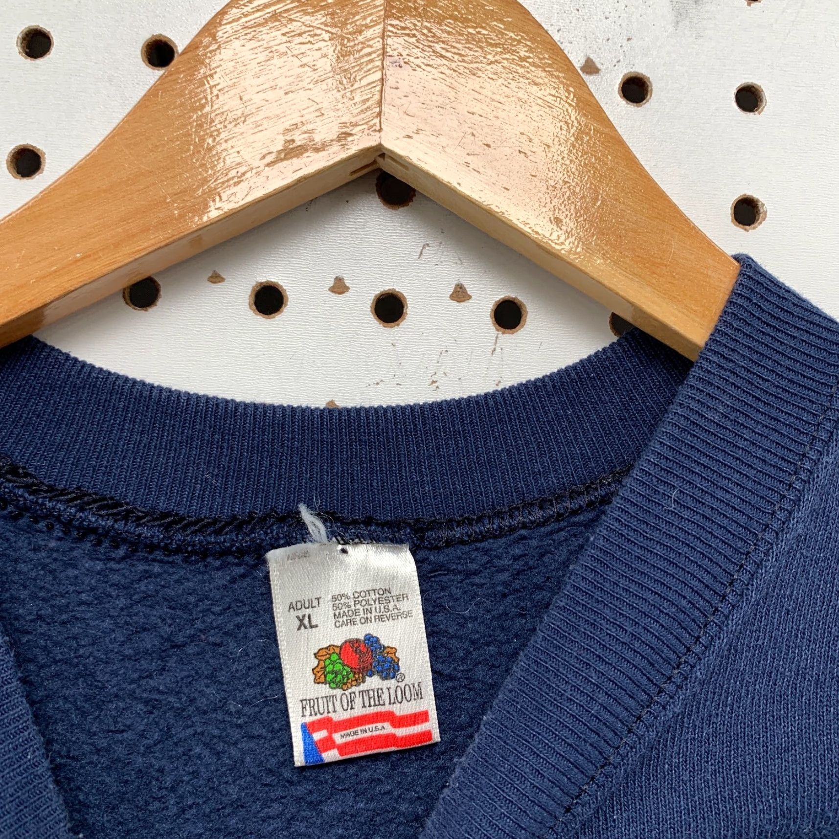 Fruit Of The Loom VINTAGE Hard Time INN Sweatshirt Mens XL Blue Crewneck 90s Prison USA Fruit of the Loom Sweatshirt Mens XL Blue 90s Size US XL / EU 56 / 4 - 6 Thumbnail