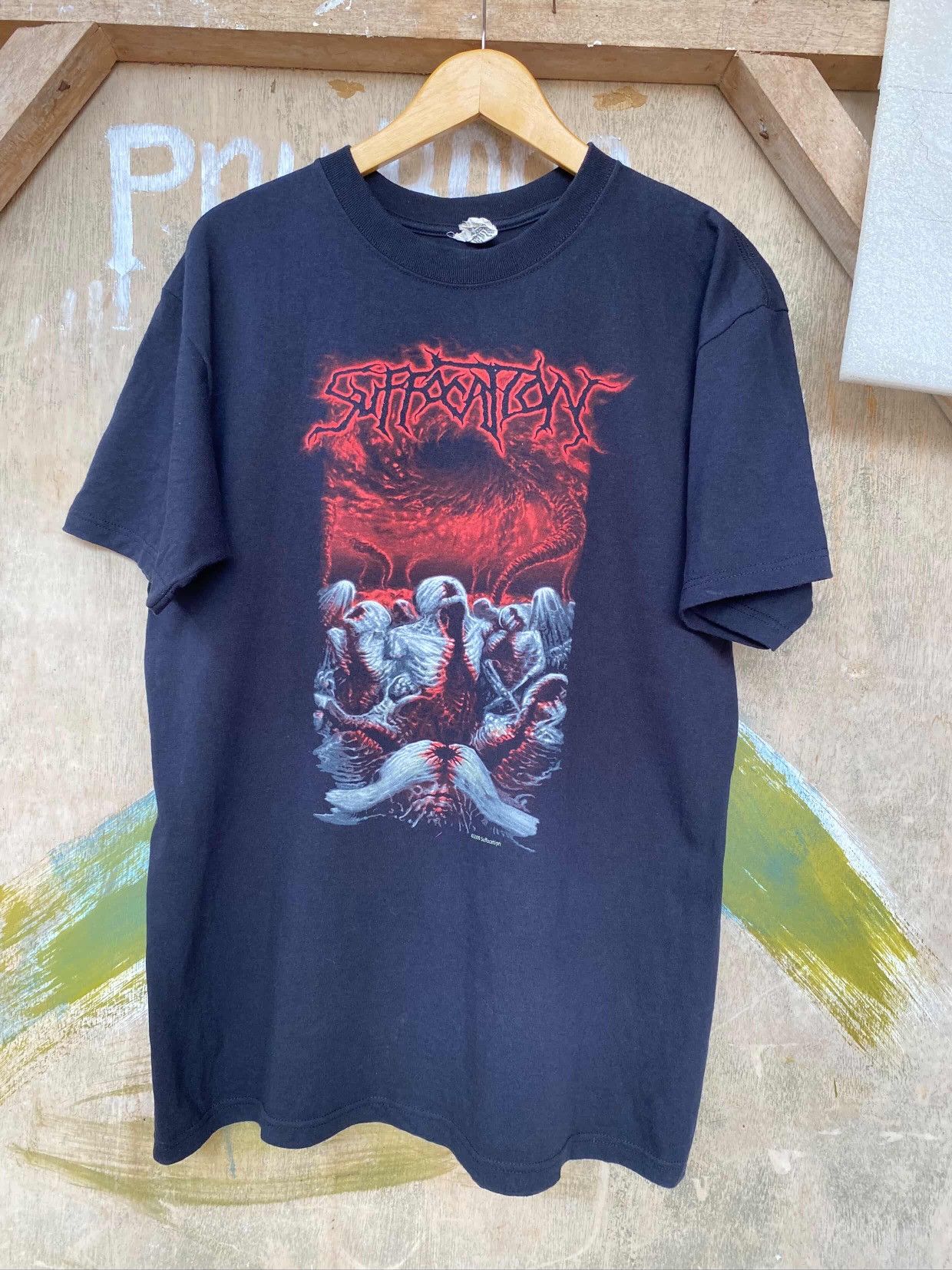 Anvil Suffocation " Blood Apocalypse Tour 2009 " Size US L / EU 52-54 / 3 - 1 Thumbnail