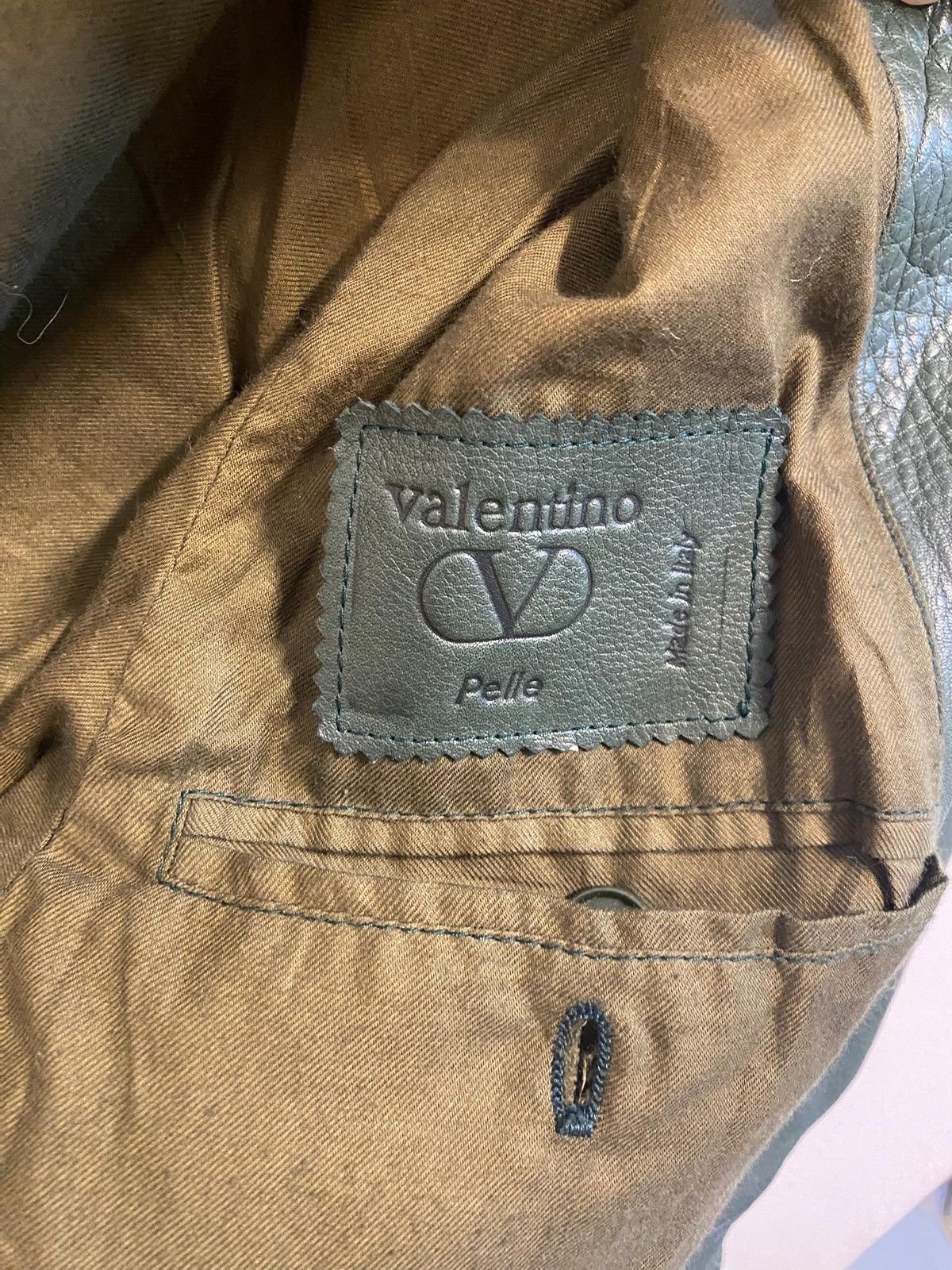 Valentino Valentino Pelle Leather Jacket – Made in Italy Size US L / EU 52-54 / 3 - 3 Thumbnail