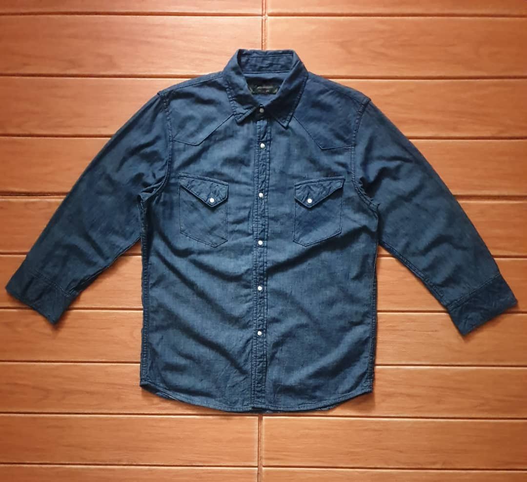Japanese Brand Nano Universe L Japanese brand 3 quater western Shirt Size US M / EU 48-50 / 2 - 1 Thumbnail
