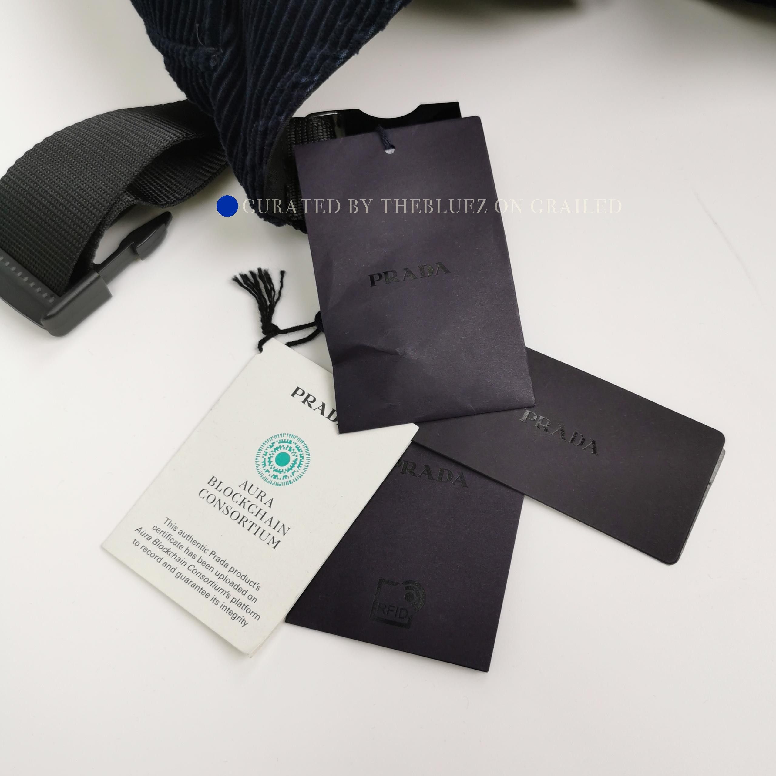 Prada Blue Corduroy Overalls in Size 32 Size US 32 / EU 48 - 1 Thumbnail