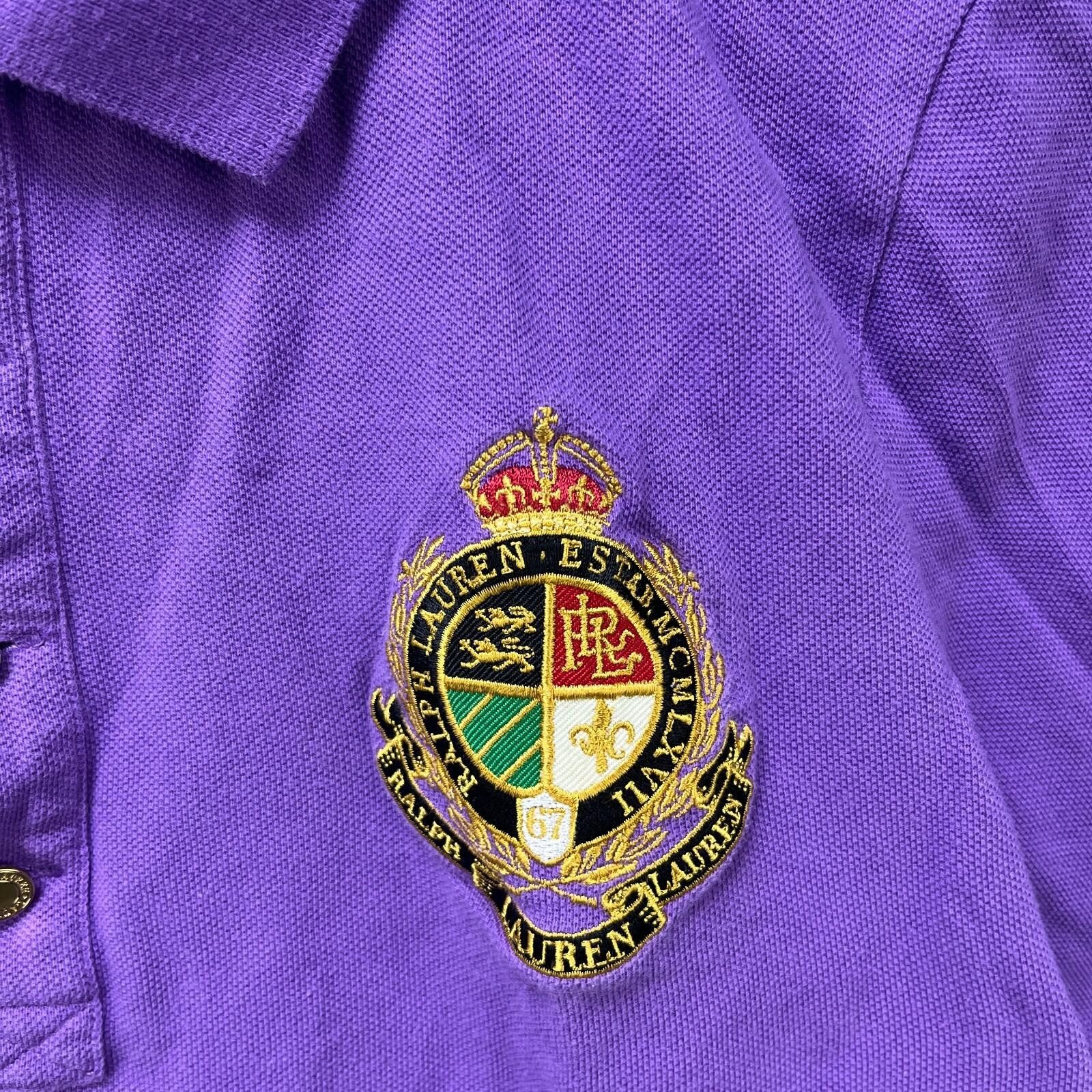 Lauren Ralph Lauren Vintage Lauren Ralph Lauren Crest Shirt Women Large Polo Size L / US 10 / IT 46 - 4 Thumbnail