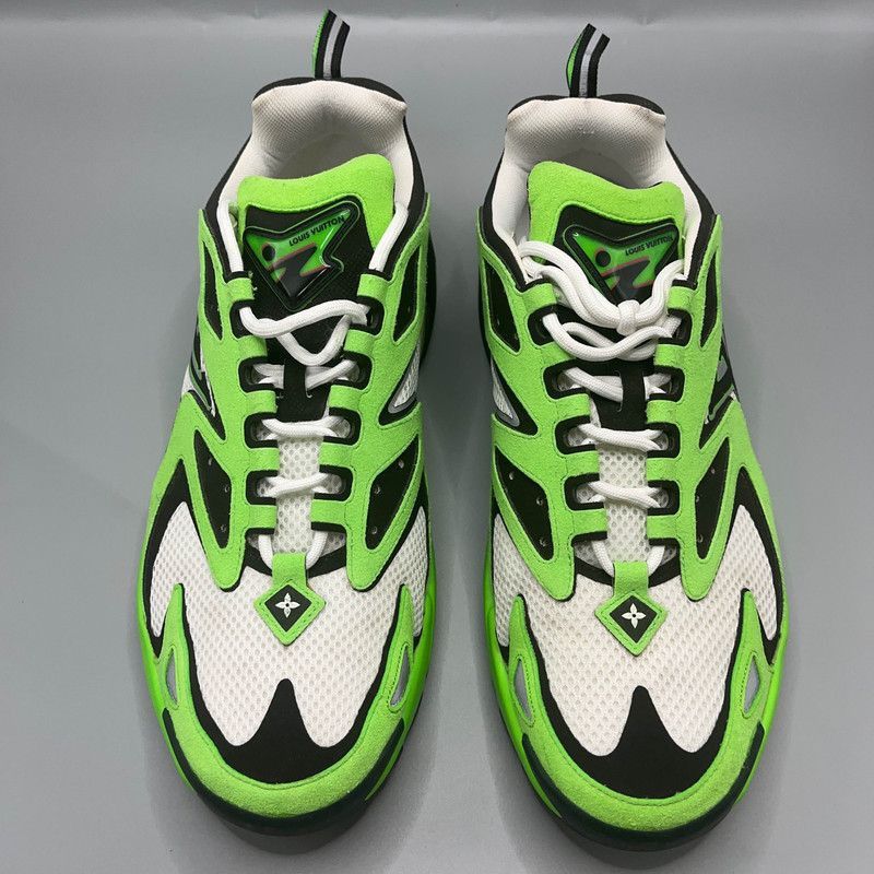 Louis Vuitton Louis Vuitton Runner Tatic Green Fashion Sneakers -2508 Size US 8 / EU 41 - 2 Thumbnail
