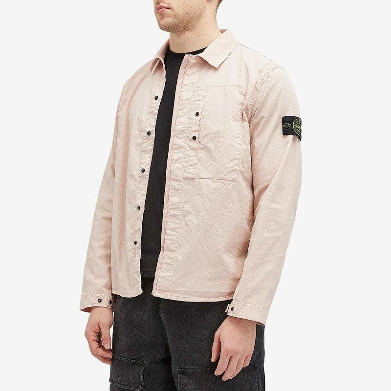 Stone Island Stone Island Overshirt Supima Cotton Pink M NWT Size US M / EU 48-50 / 2 - 2 Thumbnail