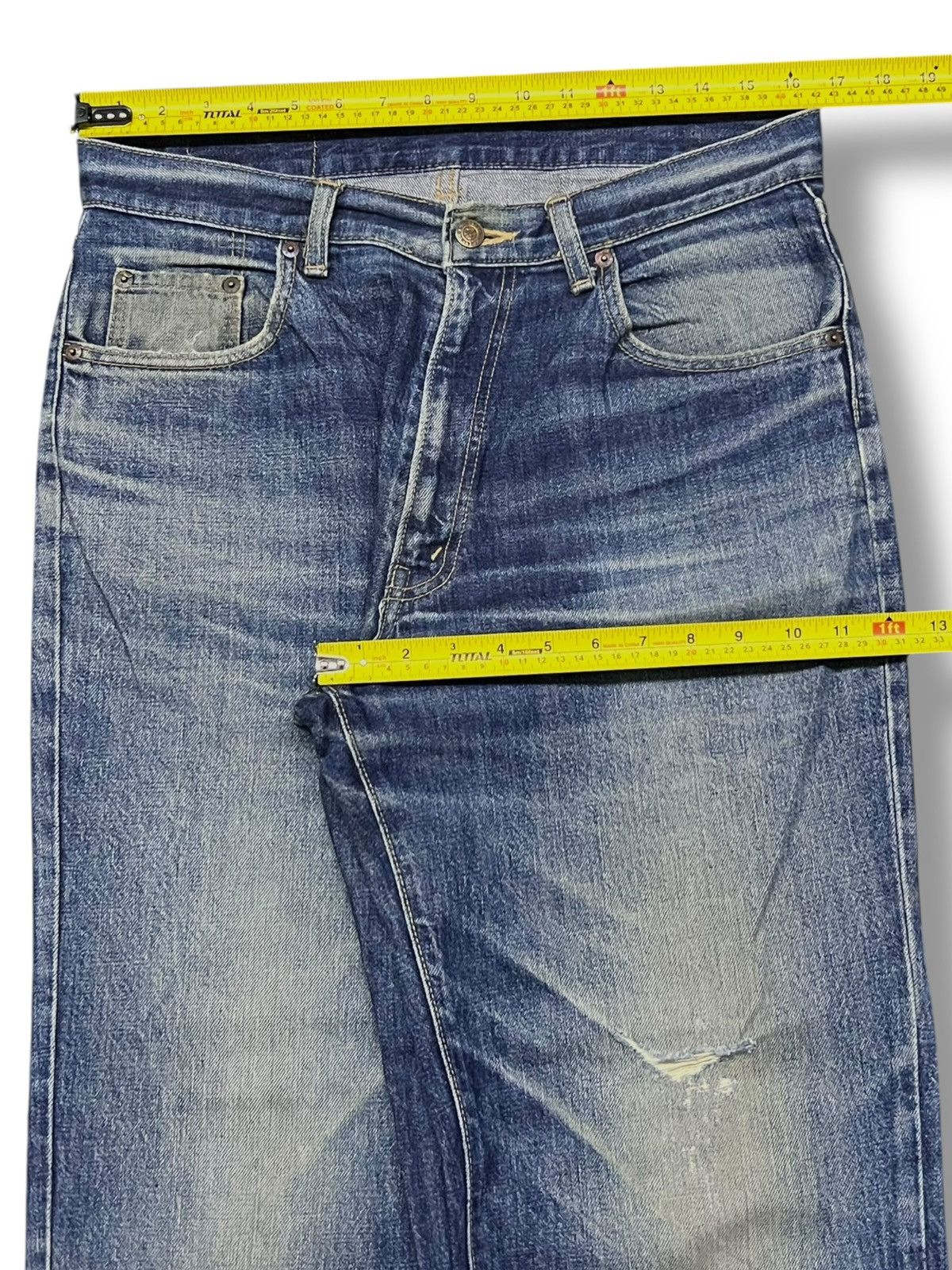 Japanese Brand Vintage GL Heart Japan - Faded Wash Jeans Size US 33 - 19 Thumbnail