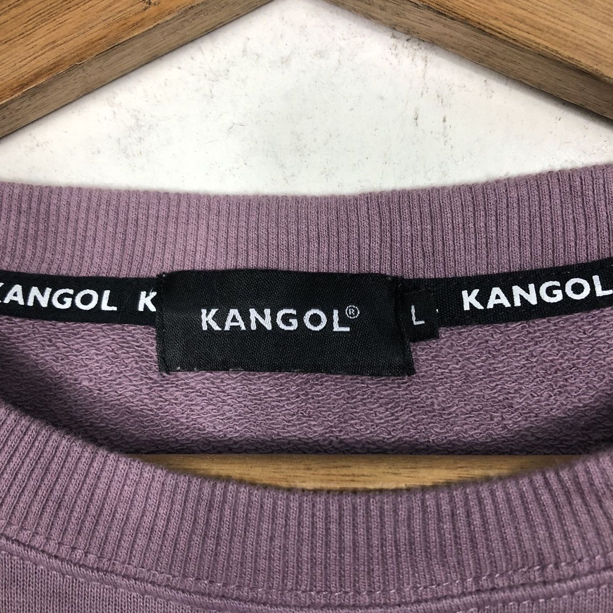 Japanese Brand 📌Vintage Sweatshirt Kangol Big Logo Spell Out Back Hit Size US L / EU 52-54 / 3 - 14 Thumbnail