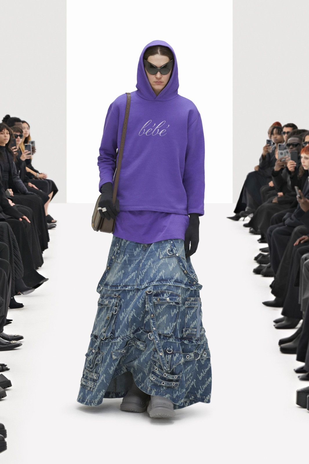 Balenciaga Balenciaga Resort 2022 - Raver all over print - Maxi Skirt Size 32" / US 10 / IT 46 - 1 Thumbnail