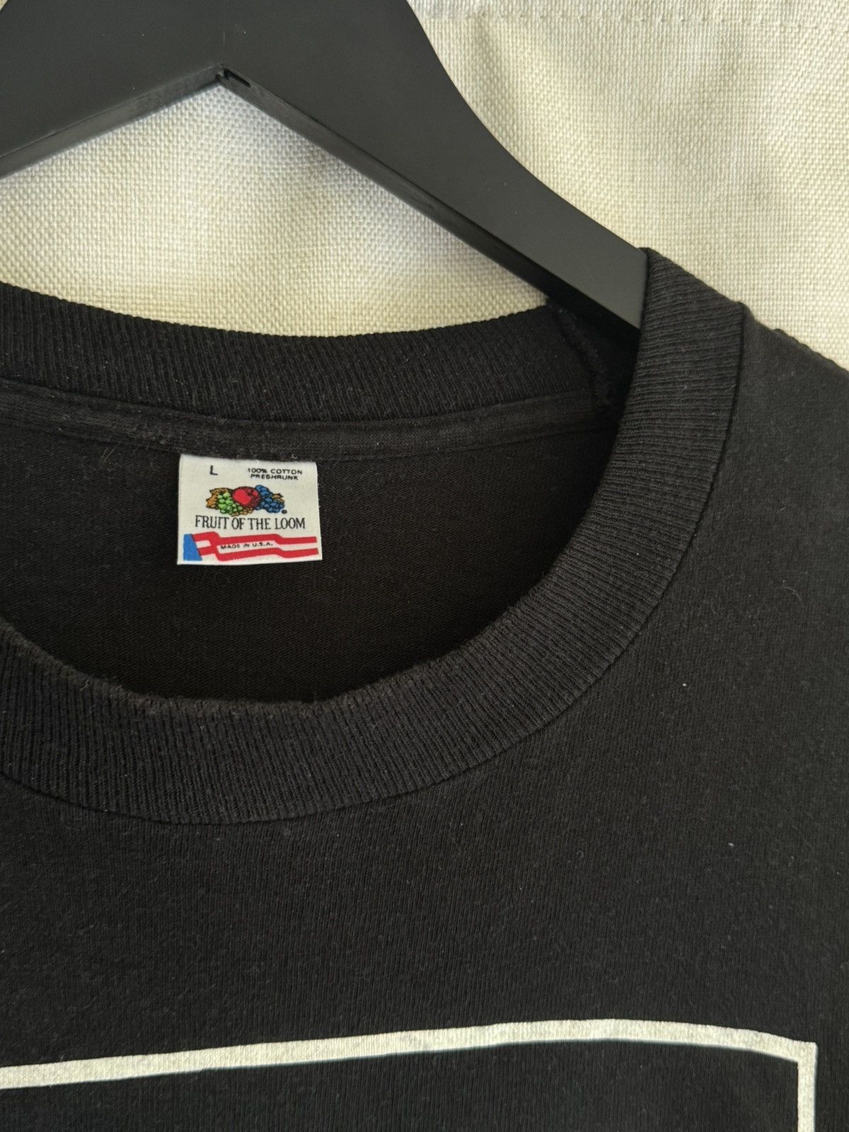 Vintage 1990 Single Stitch Alice Cooper Vintage Black Graphic Tee Size US L / EU 52-54 / 3 - 5 Thumbnail
