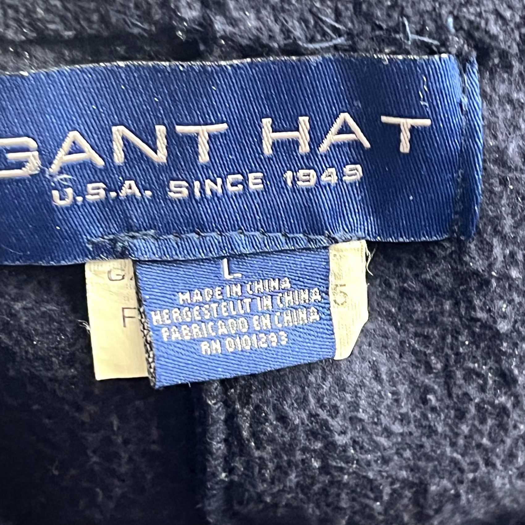 Gant VINTAGE GANT USA Fleece Beanie Hat Large Blue Skull Cap Unisex Adults Beanie Lightweight Thermal Navy/Blue/Skull Cap Mens Womens XS-L Size US L / EU 52-54 / 3 - 5 Thumbnail