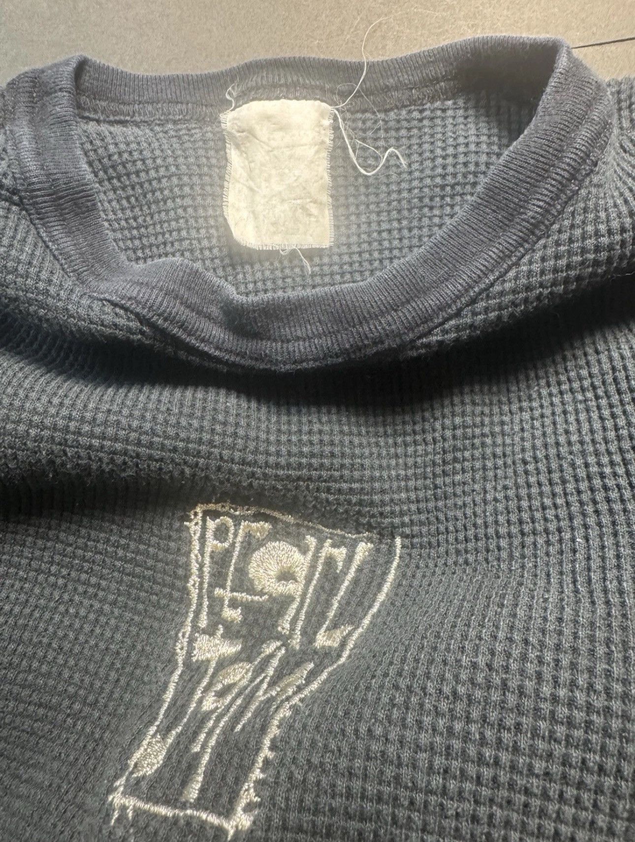 Vintage Vtg 92 93 Pearl Jam Embroidered Thermal Long Sleeve XL Rare Size US L / EU 52-54 / 3 - 5 Thumbnail