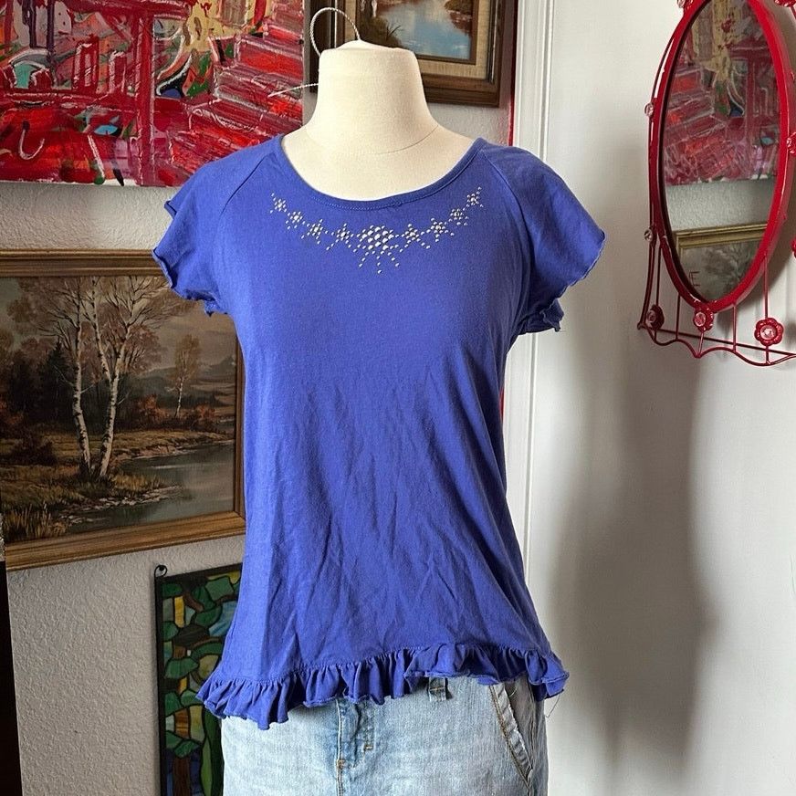 Other dream out loud bedazzled blue shirt Size XL / US 12-14 / IT 48-50 - 1 Thumbnail