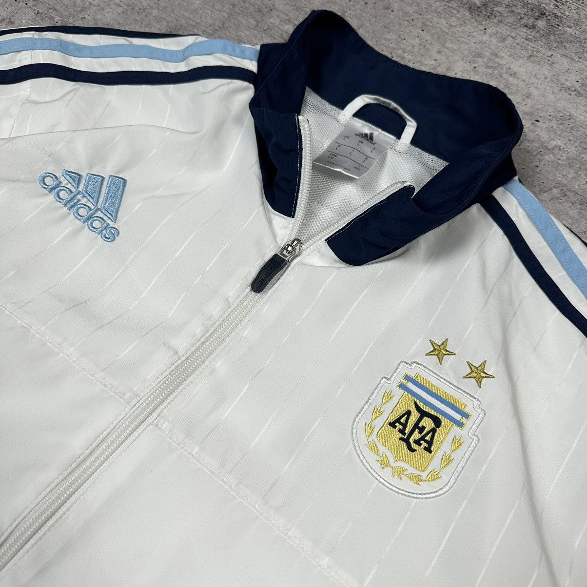 Adidas Argentina 2014-2015 Football Soccer Track Adidas Size US L / EU 52-54 / 3 - 5 Thumbnail