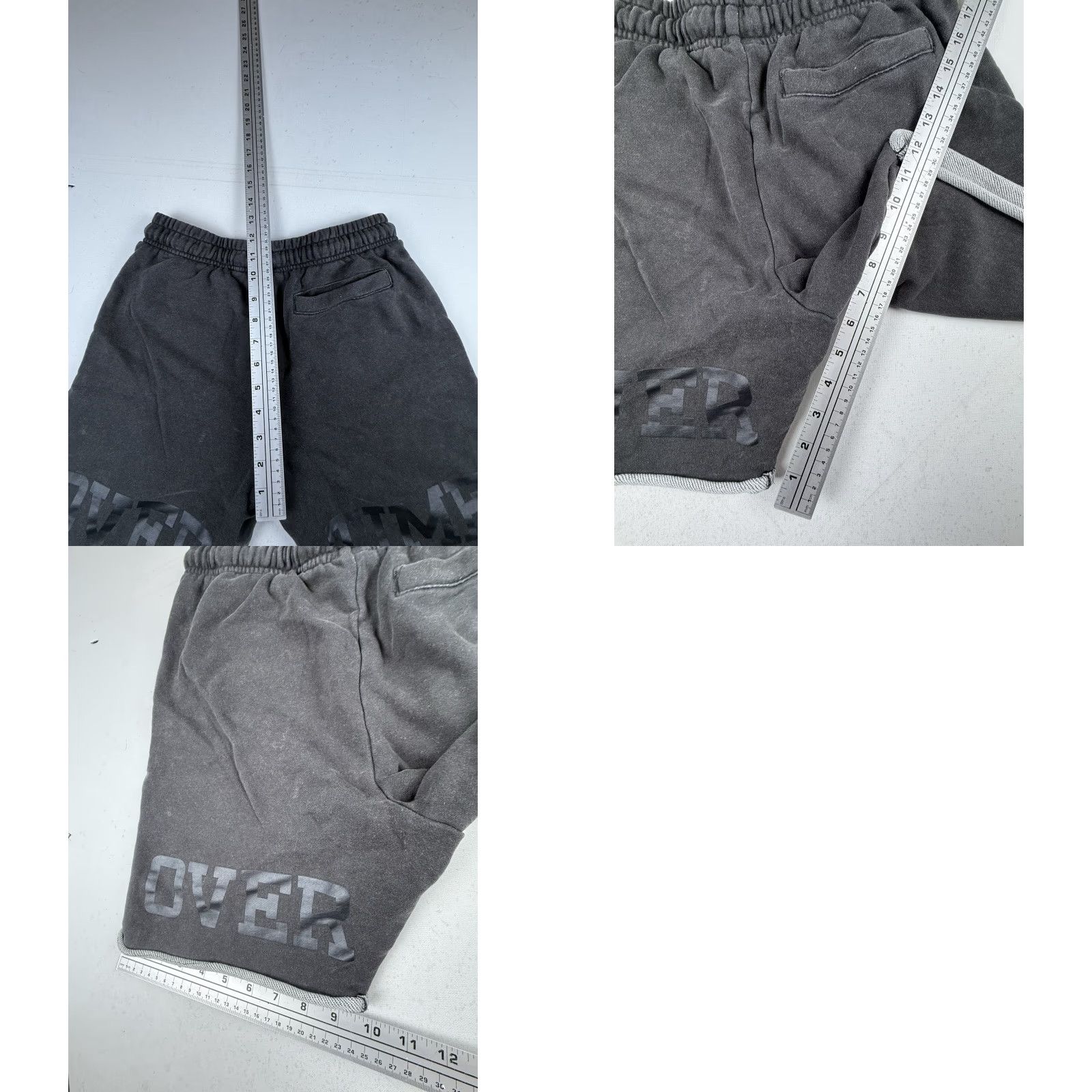 Vintage Overtime Men’s Shorts Size S Black Casual Regular Size US 29 - 8 Thumbnail