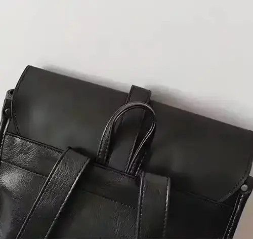 Other Retro fashion pu leather usb port backpack Size ONE SIZE - 4 Thumbnail
