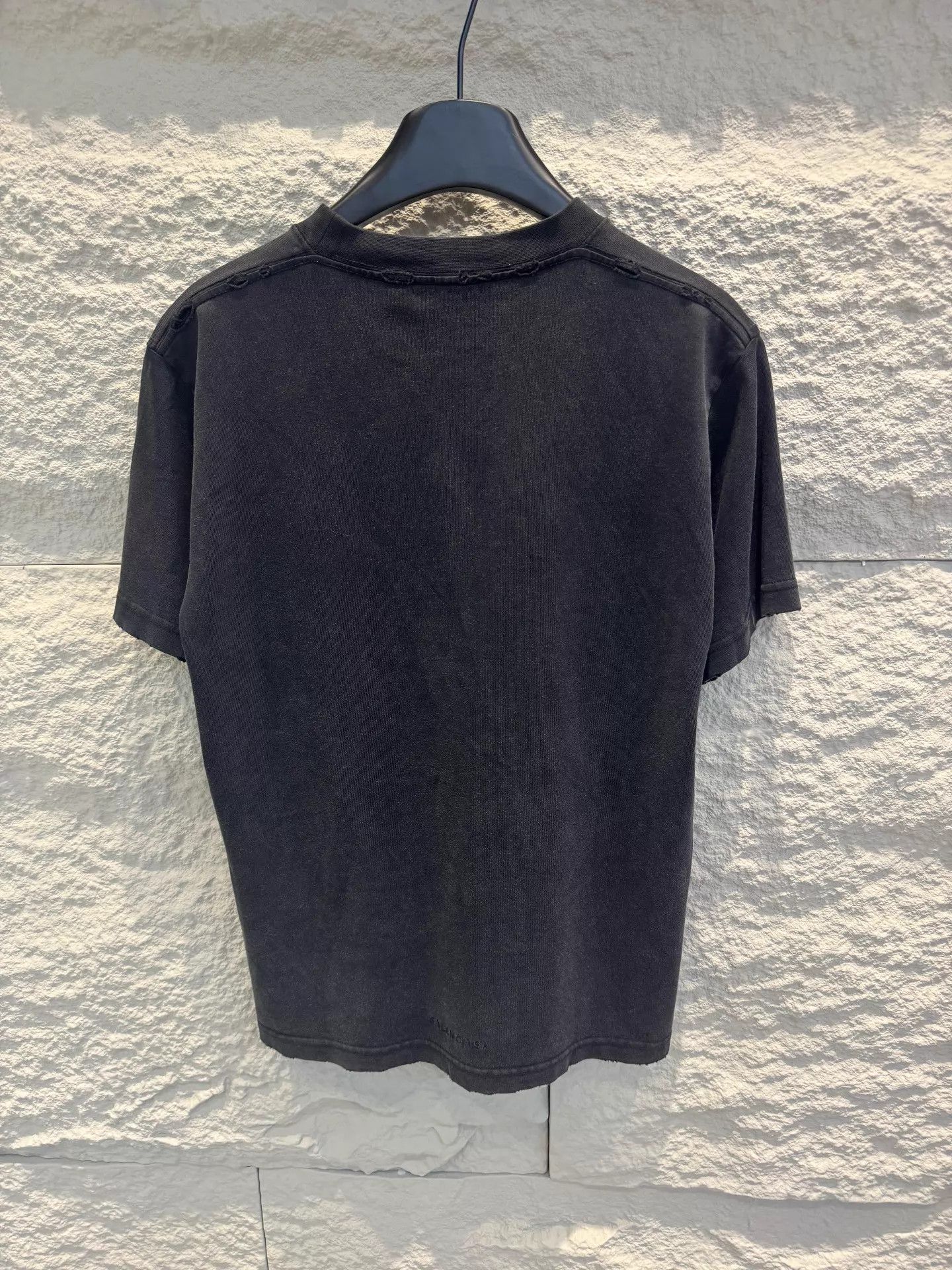 Balenciaga Balenciaga x Rammstein Black Distressed Print T-Shirt XS Size XS / US 0-2 / IT 36-38 - 4 Thumbnail