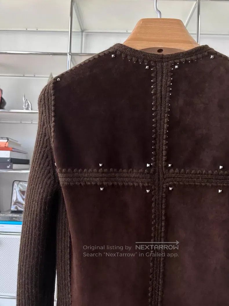 Hermes Hermes Caramel brown suede and calfskin patchwork with sma Size XS / US 0-2 / IT 36-38 - 3 Thumbnail