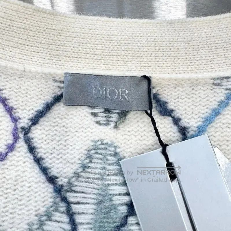 Dior Dior Colorful Men's Cardigan . Size US L / EU 52-54 / 3 - 3 Thumbnail