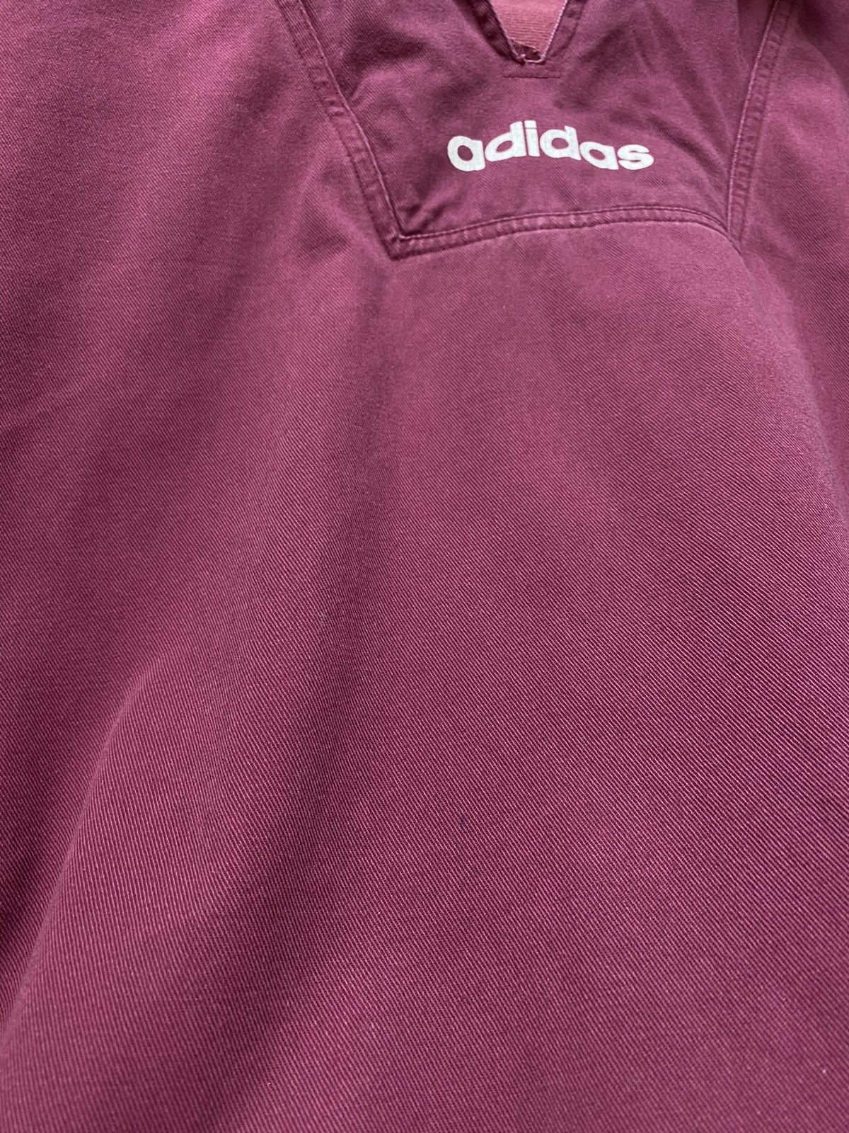 Adidas × Vintage Vintage Adidas Jacket Baggy Big Logo Cotton Y2K 80s Size US L / EU 52-54 / 3 - 5 Thumbnail