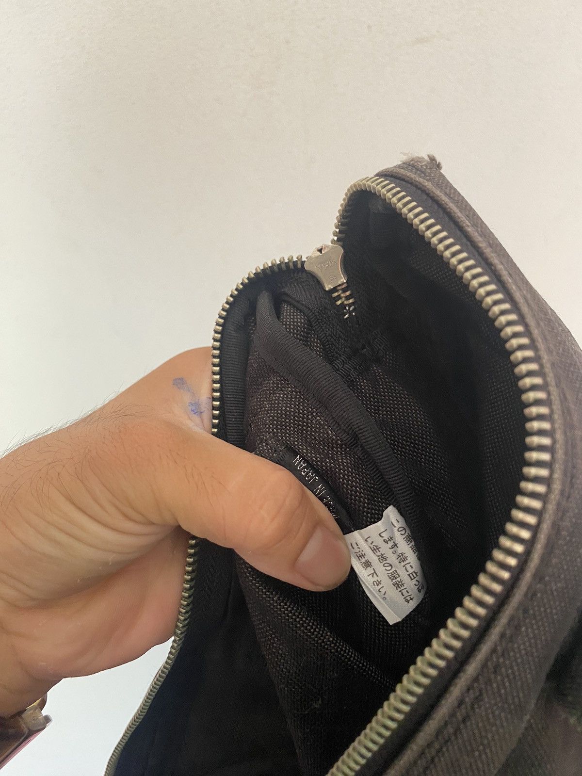 Japanese Brand × Porter BAG PORTER BY YOSHIDA KABAN BLACK IN COTTON MESSENGER BAG Size ONE SIZE - 6 Thumbnail
