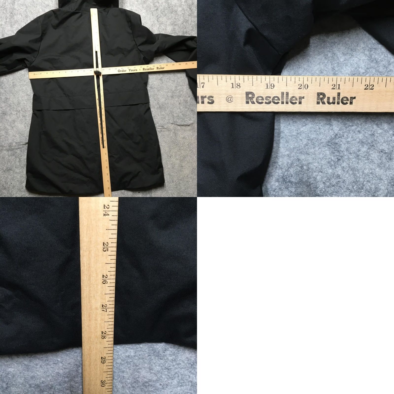Under Armour Under Armour Womens ColdGear Infrared Hooded Rain Jacket S Black Storm 1342816 Size S / US 4 / IT 40 - 9 Thumbnail