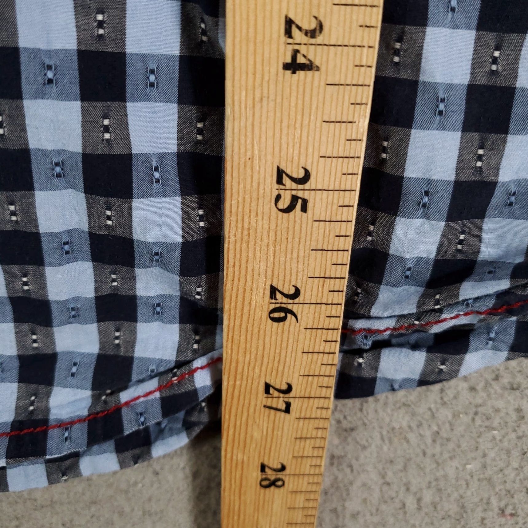 Tallia Italia Shirt Button-Up Long Sleeve Size S Blue Plaid Geometric Multi Pattern Mens Size US S / EU 44-46 / 1 - 2 Thumbnail