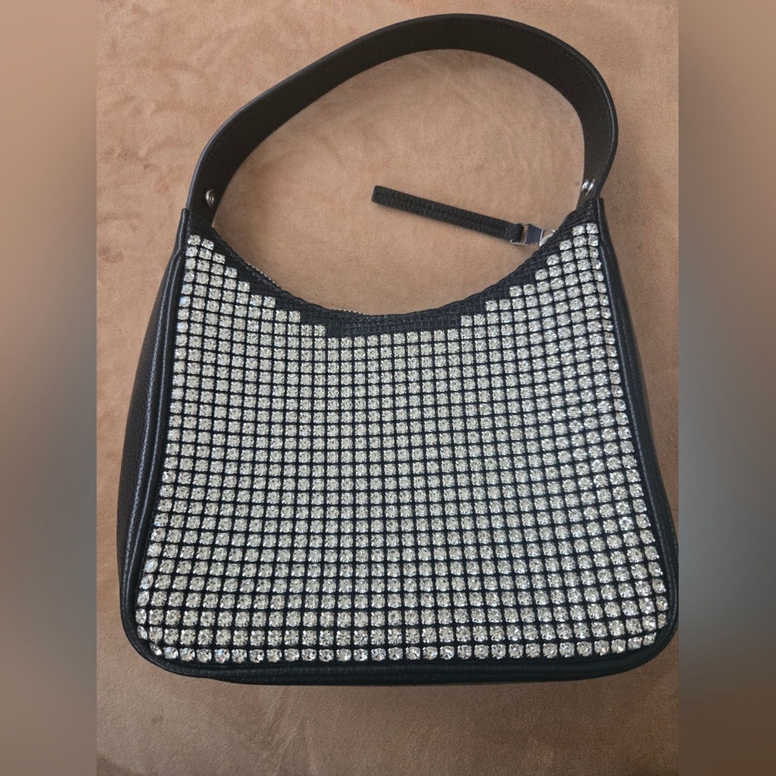 Simon Miller SIMON MILLER Snap Crystal Leather Shoulder Bag, Crystal Size ONE SIZE - 3 Thumbnail