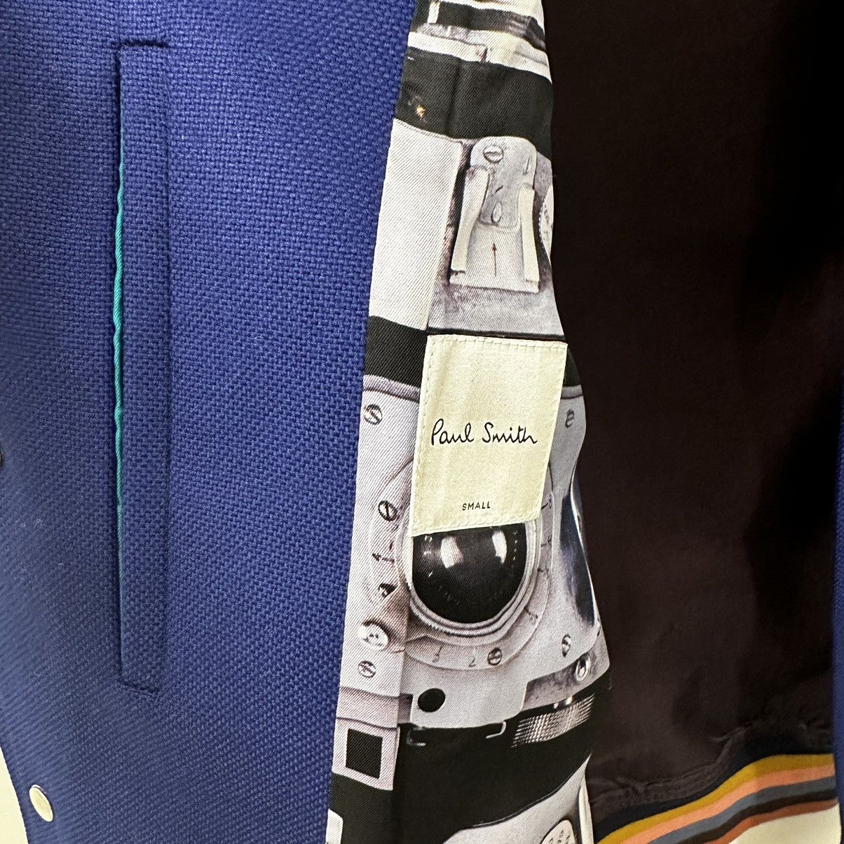 Paul Smith Rare High Quality Paul Smith Wool Lambskin Varsity Jacket Size US S / EU 44-46 / 1 - 15 Thumbnail