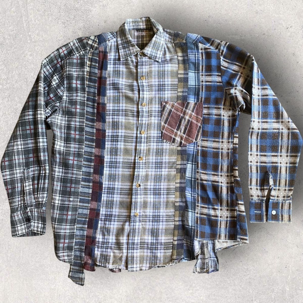 Needles Rebuilt By Needles 7 Cut Plaid Shirt Size US M / EU 48-50 / 2 - 1 Thumbnail